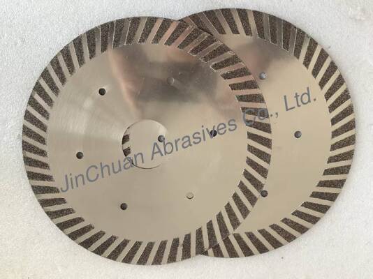 Qualità  Electro Cutting Disc For Rubber Cutting Electroplated Bonded Cutting Wheel 1A1R Fabbrica
