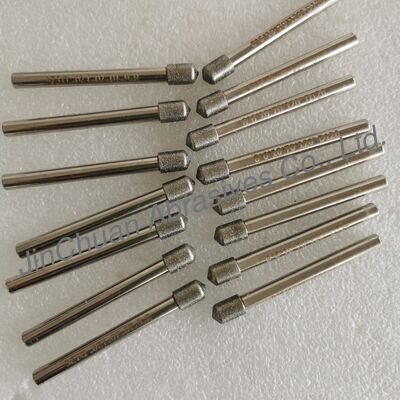 Qualità  Custom-Made 8*6*10*70mm  120° D126 Electroplated Grinding Bits For Cemented Carbide Fabbrica