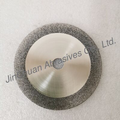 Qualità  Customed Single-Sided Abrasive Electroplated CBN Cutting Blades 100*0.8*12.7mm B60/70 Fabbrica
