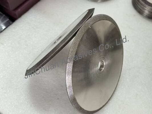 Qualità  Electro CBN Chamfering Wheels 1E1 For Chamfering And Grooving Fabbrica