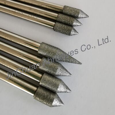 Qualità  Custom-Made Electroplated Diamond Grinding Heads In Various Sizes. For Cemented Carbide Fabbrica