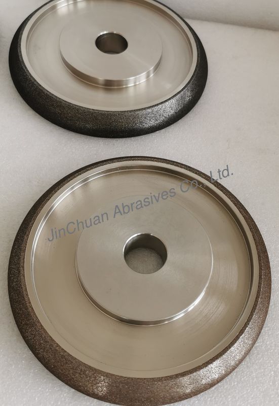 8" Amber 203.2mm*23mm*31.75mm WM 10/30 B181 Electroplated CBN Grinding Wheel