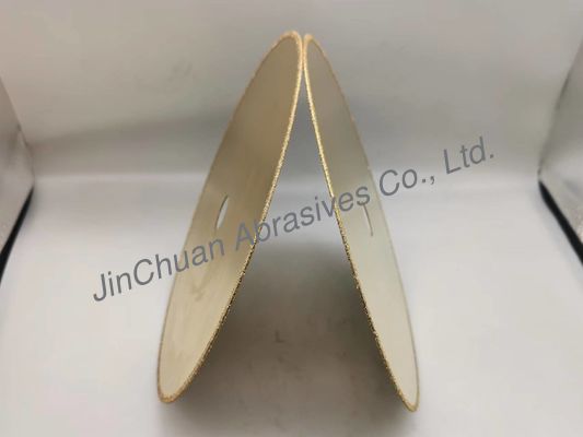 D50/60 ha placcato Diamond Grinding Cutting Wheel 0.8mm Basebody 210*20*2mm