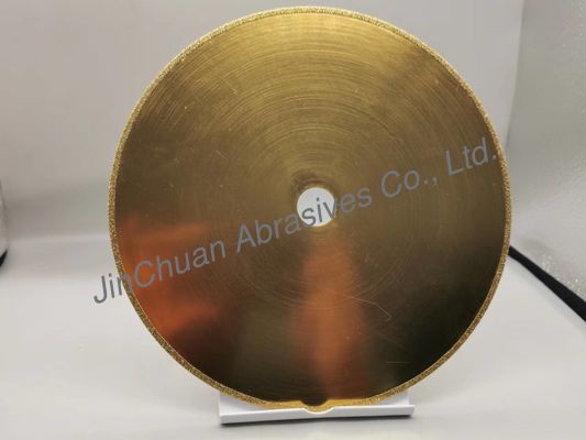 D50/60 ha placcato Diamond Grinding Cutting Wheel 0.8mm Basebody 210*20*2mm