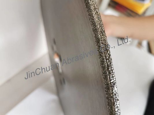 ferro del CBN Diamond Wheel For Grinding Cast di 490*6.4*80*8*4.4mm placcato tagliando disco