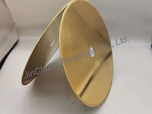 CBN placcato 1A1R Diamond Grinding Wheel 210*0.8*20*2mm con Titanic