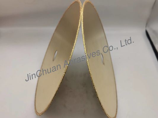 CBN placcato 1A1R Diamond Grinding Wheel 210*0.8*20*2mm con Titanic