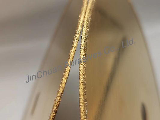 CBN placcato 1A1R Diamond Grinding Wheel 210*0.8*20*2mm con Titanic