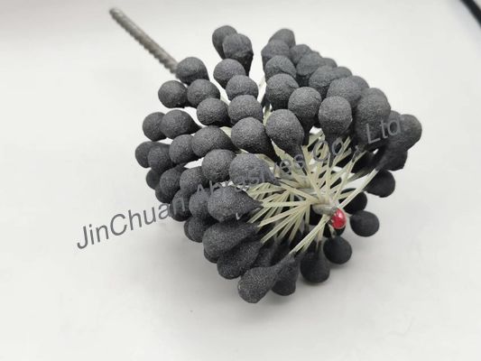 spazzola di smerigliatrice flessibile della palla del cilindro di 100*80*200mm per i fori che puliscono e che finiscono