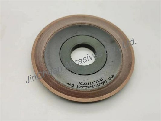 Resina Diamond Grinding Wheel della bachelite D46 125 32 11,5 (3) 1 C100 ISO9001