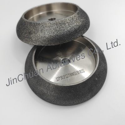 Serratura a fascia CBN Griglia di lavoro in legno Gira abrasiva