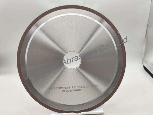 R0.8mm 200mm Rena Bonded Grinding Wheel CBN Rotelle di affilatura