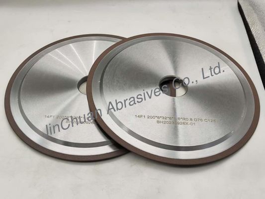 R0.8mm 200mm Rena Bonded Grinding Wheel CBN Rotelle di affilatura