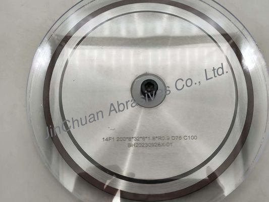 R0.9 14A1 Ruote a legame di resina di diamanti per la macinazione di attrezzi a carburo