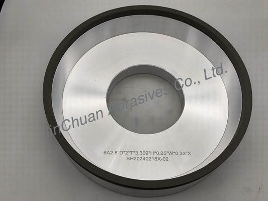 6A2 Resin Bond CBN Grinding Wheels With Diameter 203mm Inner Hole 84mm Thickness 51mm