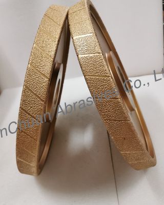 1A1 D400 mm Ruota di triturazione a vuoto di diamanti brasati