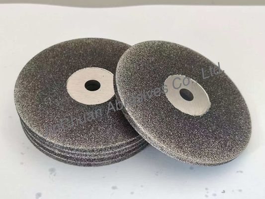 CBN Grinding Wheel con 25,4 mm CBN Abrasivi strato di dischi di rettifica 76,2 mm Tipo