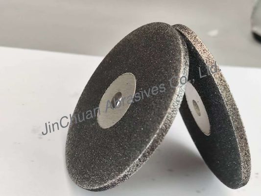 CBN Grinding Wheel con 25,4 mm CBN Abrasivi strato di dischi di rettifica 76,2 mm Tipo