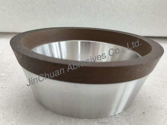 11V2 Resina Diamante Rottame con corpo in alluminio Grit 151 Diametro 100