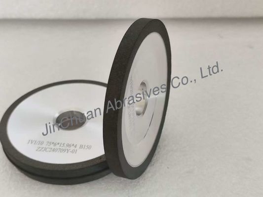 Grigia CBN Resina Bond Grinding Wheel 1V1 75mm con 10 gradi per l'efficienza Gashing