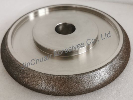 8" Amber 203.2mm*23mm*31.75mm WM 10/30 B181 Electroplated CBN Grinding Wheel