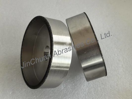 6A2 Ruota a tazza per seta a seta di stellate Lamella di macinazione e affilatura Ruota elettroplata legata