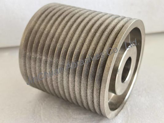 Ruote CBN elettrogalvaniche con legante, colore ambra, forma e dimensioni speciali per rettifica e affilatura