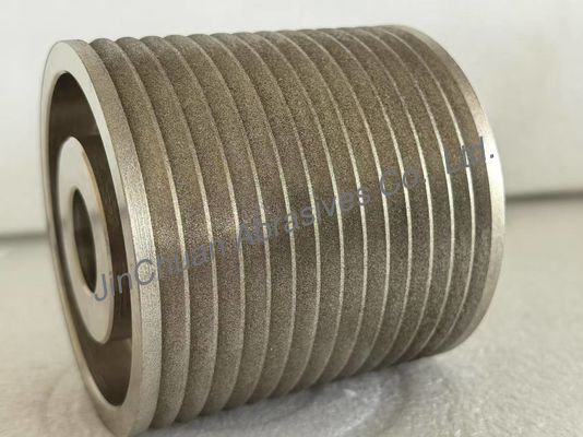 Ruote CBN elettrogalvaniche con legante, colore ambra, forma e dimensioni speciali per rettifica e affilatura