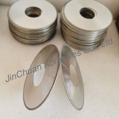 Diametro 127 mm Spessore 1,55 mm Grit D151 Lama di segatura a diamante elettrocitata