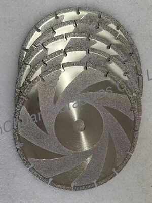 mole di levigatura diamantati galvanizzati, diametro 230mm, grana D35/40