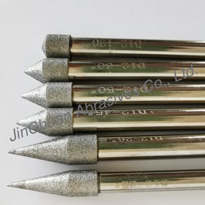 Mezzi di levigatura diamantati galvanizzati su misura in varie dimensioni. Per carburo cementato