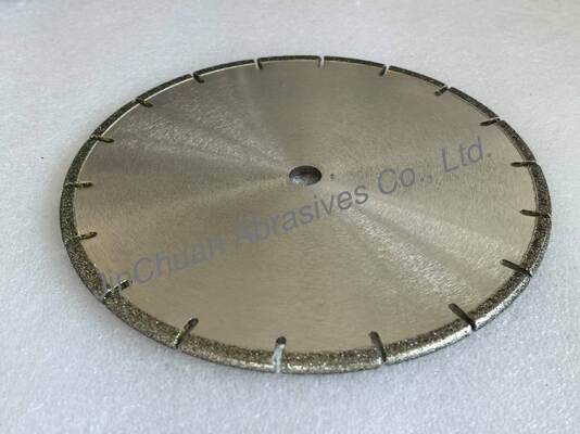 184.16mm di diametro segmentata lame di seghe di diamanti con legame di nichel elettroplata e nucleo di acciaio rinforzato per il taglio del calcestruzzo