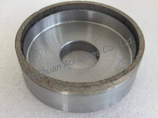 Molete per rettifica diamantata con legante metallico 6A2 Usate per nastri abrasivi, numero di grana diamantata 450