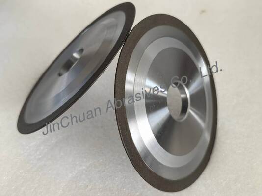 Rete di macinazione in resina CBN 14F1 150*8*32mm Long Life For HSS Tool Grinding With 1.3mm-4.0mm CBN Layer