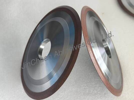 Muela de Diamante de Resina 14V1 150*8*32*3*6mm Forma V 60 Grados Larga Vida Para Herramientas de Carburo