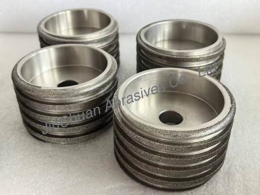 Forma elicoidale resistente all'usura 80x54x16 mm ruota di macinazione CBN elettroplata per affilare le forbici