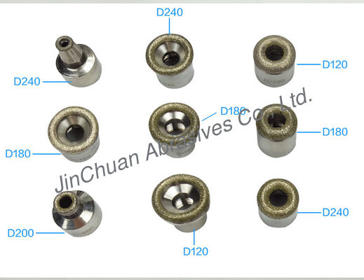 Maglia miniatura abrasiva di massaggio D120 del diamante del fronte per pelle di lucidatura