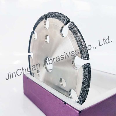 Alta certificazione schiava placcata di iso della ruota di diamante del CBN di produttività lavorativa