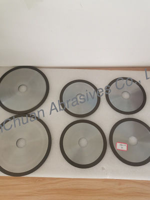 Ruota di taglio del CBN del diamante del legame della resina per il quarzo di vetro magnetico del tungsteno del carburo