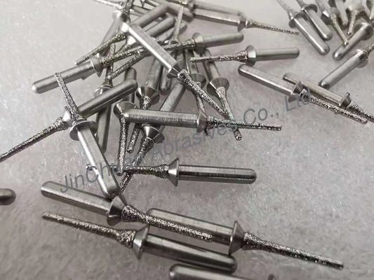 Diamond Plated Grinding Pins placcato 3*32.33*1.36*3 D60/70