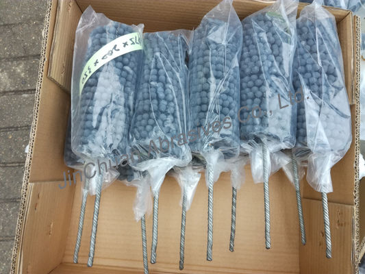 Spazzola di smerigliatrice flessibile di SIC 80*200*350 nella spazzola abrasiva del carburo di silicio