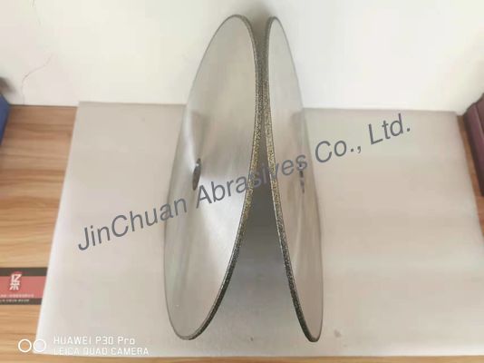 Gray Electroplated Diamond Grinding Wheels con la lama di taglio del corpo di acciaio D40/45