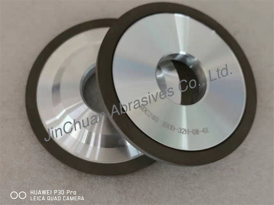 Legame Diamond Abrasive Grinding Wheel 3A1 100*11*32*6*4 D240# 100% della resina
