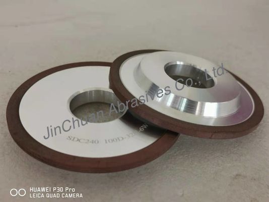 arco piano 3A1 Diamond Grinding Wheel Resin Bonded di 100mm per la lama per sega circolare
